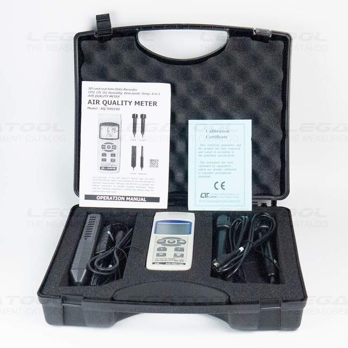Lutron AQ-9901SD เครื่องวัดคุณภาพอากาศ 6 In 1 image