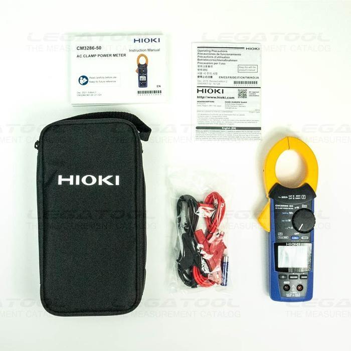 HIOKI CM3286-50-KIT AC แคลมป์เพาเวอร์มิเตอร์ AC 600A, AC 600V (True RMS) | With Z3210 image