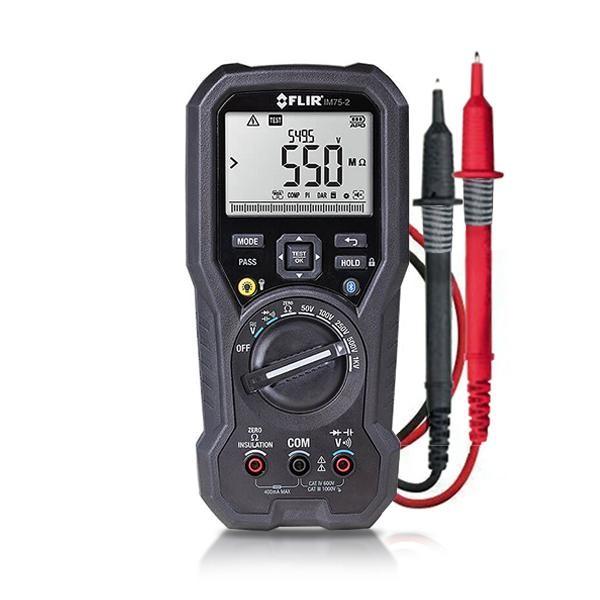 FLIR IM75-2 เครื่องทดสอบฉนวนอุตสาหกรรมมัลติมิเตอร์แบบดิจิตอล VFD | BT METERLiNK image