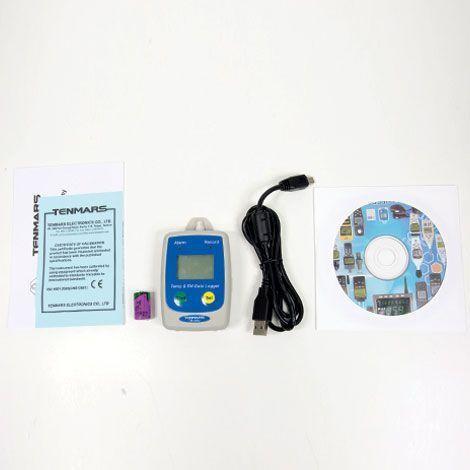 Tenmars TM-305U เครื่องบันทึกอุณหภูมิและความชื้น 50,000 ข้อมูล | IP54 image