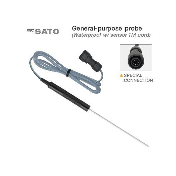 SK Sato SK-S810PT-10 โพรบวัดอุณหภูมิทั่วไป (General-Purpose) | Cable 1m image