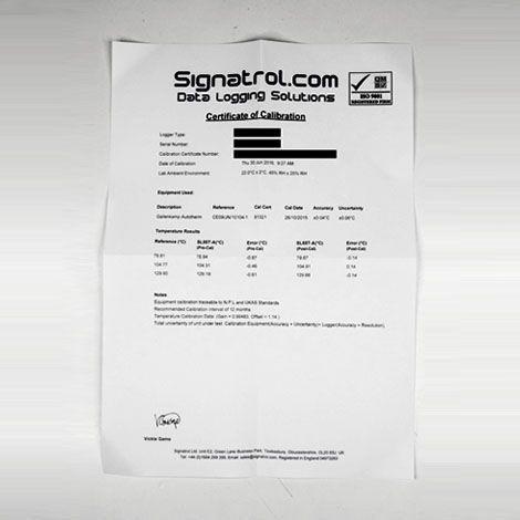 Signatrol SL54TH-A กระดุมบันทึกอุณหภูมิและความชื้น (-20 To 85°C) | With Certificate image