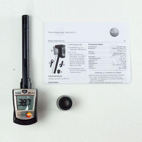 Testo 605-H1 เครื่องวัดอุณหภูมิความชื้นสัมพัทธ์ image