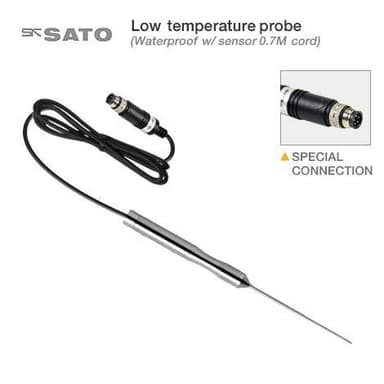 SK Sato SK-8079-06 โพรบวัดอุณหภูมิปลายแหลม (Low Temperature Probe) | Cable 0.7 M