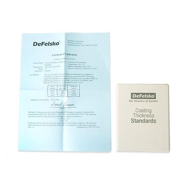 Defelsko PT-STD-A1 Certiffied Coating Thickness Standards for PosiTector 6000 image