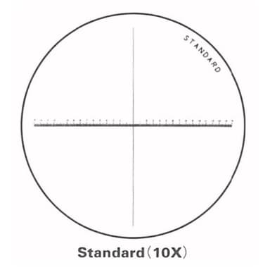 Peak Standard-10X-scale สเกลเลนส์สีดำใช้งานร่วมกับตัวกล้องที่กำลังขยาย 10X แบบเปลี่ยนสเกลเลนส์ได้
