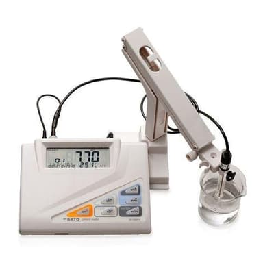 SK Sato SK-650PH เครื่องวัดพีเอชแบบตั้งโต๊ะพร้อมแขนยึดจับ