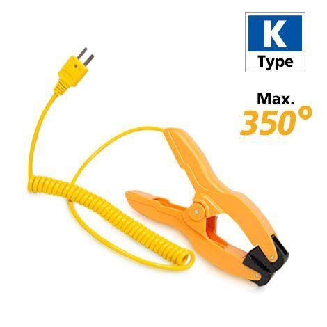 Lutron TP-05 โพรบวัดอุณหภูมิแบบแคลมป์ สำหรับงานท่อ Max.350 C (Type K) image