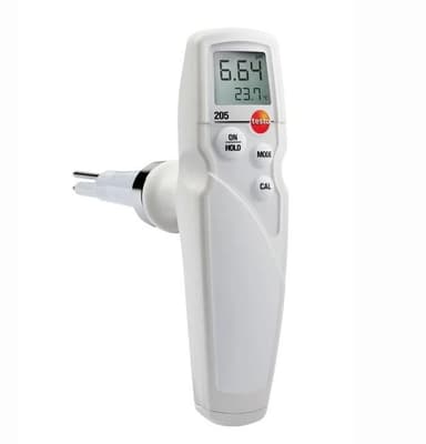 testo 205 starter set - pH/temperature measuring instrument for semi-solid media