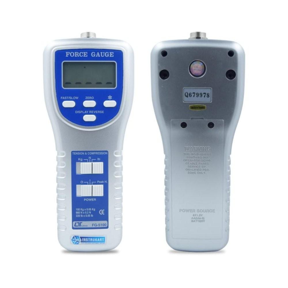 Lutron FG-5100 เครื่องวัดแรงดึง - แรงผลักแบบพกพา FORCE GAUGE (100 Kg) image