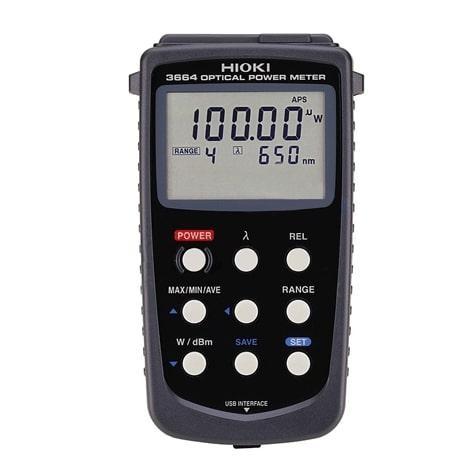 HIOKI 3664 OPTICAL POWER METER เครื่องวัดแสงเลเซอร์ (Blue-Ray, High Definition DVD to Near-Infrared Rays) image