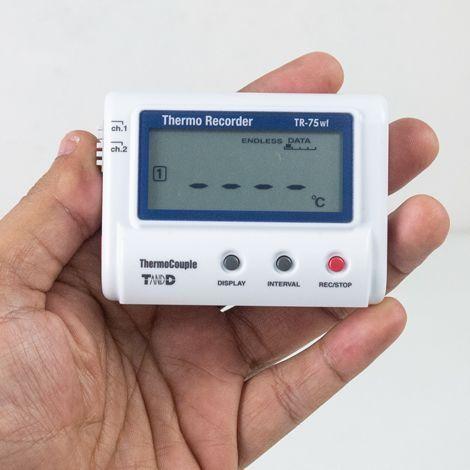T&D TR-75wf เครื่องบันทึกอุณหภูมิ 16,000 ข้อมูล (K, J, T, E, S, R) | Cloud Network image