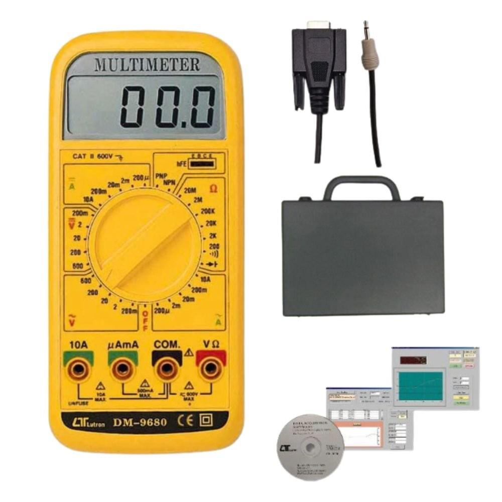 Lutron DM-9680-KIT เครื่องวัดดิจิตอลมัลติมิเตอร์ Digital Multimeter Kit image