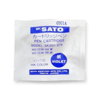 SK Sato SK-7210-90 Spare Cartridge Pen (สีม่วง) สำหรับเทอร์โมกราฟ / เทอร์โมไฮโกรกราฟ / บารอกราฟ
