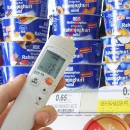 Testo-826-T4 เครื่องวัดอุณหภูมิดิจิตอล 2in1 HACCP (IP65) | Max.230°C image