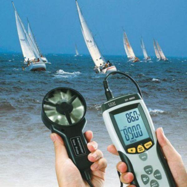 CEM DT-8894 เครื่องทดสอบอุณหภูมิความเร็วลมดิจิตอล Digital temperature Wind speed tester image