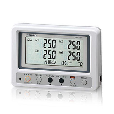 SK Sato SK-L400T เครื่องบันทึกอุณหภูมิ 4 ช่องโพรบ | SD Card Type image