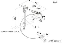 Otsuka Boreloupe-ST โคมไฟแว่นขยาย กำลังขยาย 2X 3X | Long Bar-Type image