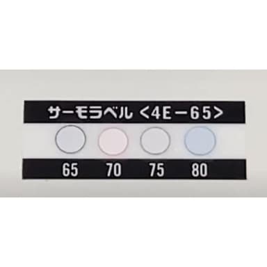 NiGK 4E-65 แถบวัดอุณหภูมิ Non-reversible แบบ 4 Points | 65 ถึง 80℃