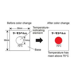 NiGK 3E-45 แถบวัดอุณหภูมิแบบ Irreversible (3 Point) | (45 to 65°C) image