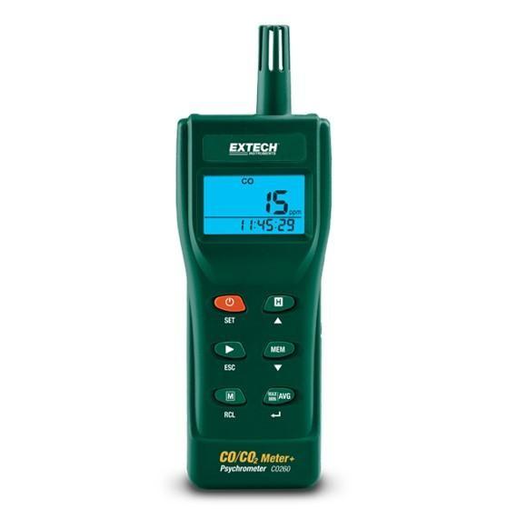 Extech EX-CO260 เครื่องวัดก๊าซคาร์บอนมอนอกไซด์และคาร์บอนไดออกไซด์ CO/CO2 Meter image