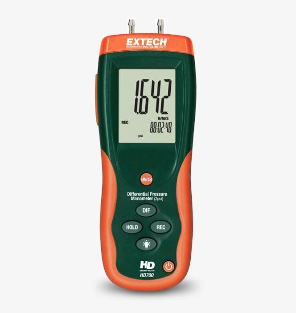 Extech EX-HD700 เครื่องวัดความดันต่าง Manometer image