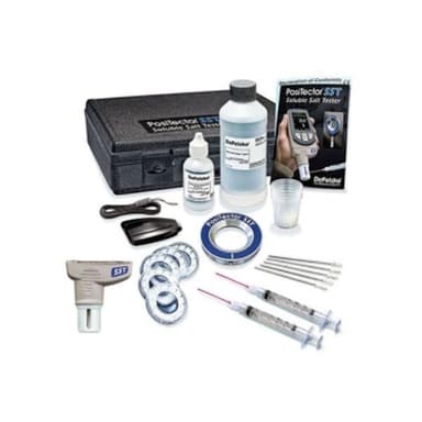 Defelsko PosiTector SSTKITP ชุดสำหรับทดสอบและเซนเซอร์ความเข้มข้นของเกลือที่ละลายน้ำได้ (การปนเปื้อนของเกลือ) Salt Contamination Sensor | PosiPatch Kit and probe only