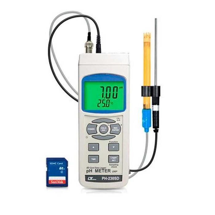 Lutron PH-230SD เครื่องวัดและบันทึกค่าพีเอช | SD Card Type image
