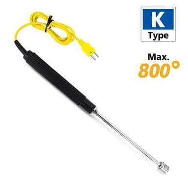 Rixen SK-02H โพรบวัดอุณหภูมิพื้นผิว Max.800°C (Type K)