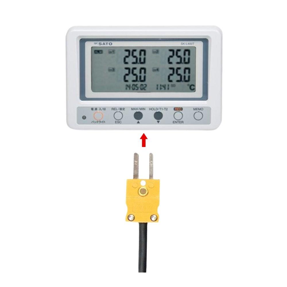 SK Sato SK-K010 โพรบวัดอุณหภูมิรุ่นมาตรฐานปลายแหลม (Standard Penetration Probe) Max.300°C (Type K) image