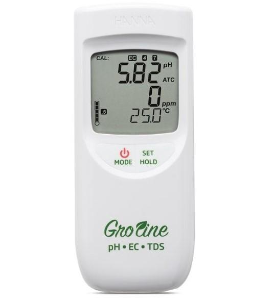 Hanna HI-9814 เครื่องวัดค่า pH/EC/TDS/Temp สำหรับไฮโดรโปนิกส์ image