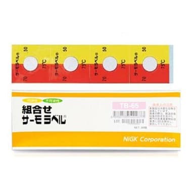 NiGK TB-65 แถบวัดอุณหภูมิแบบ Combination | 65°C | 40pcs/ 1pack