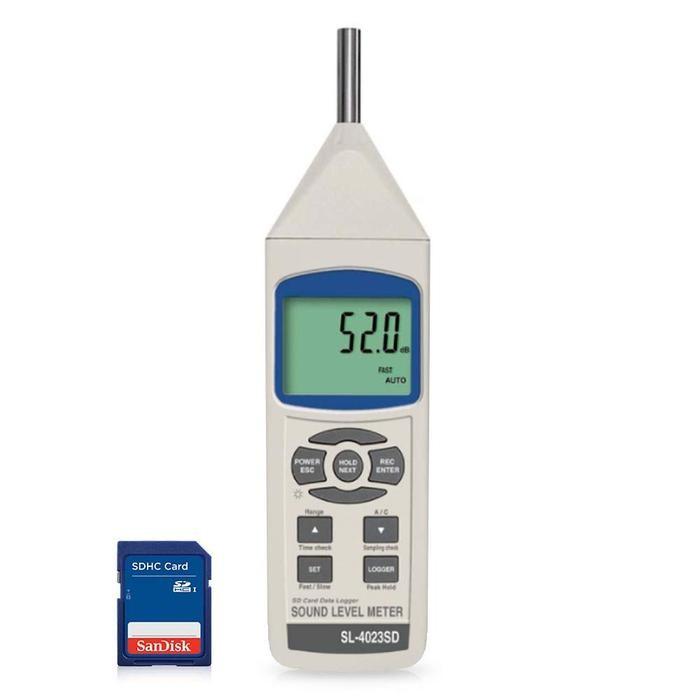 Lutron SL-4023SD เครื่องวัดและบันทึกระดับเสียง Class 2 | SD Card image