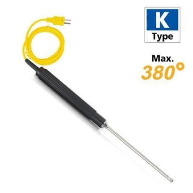 Rixen SK-04 โพรบวัดอุณหภูมิพื้นผิว Max.380℃ (Type K)