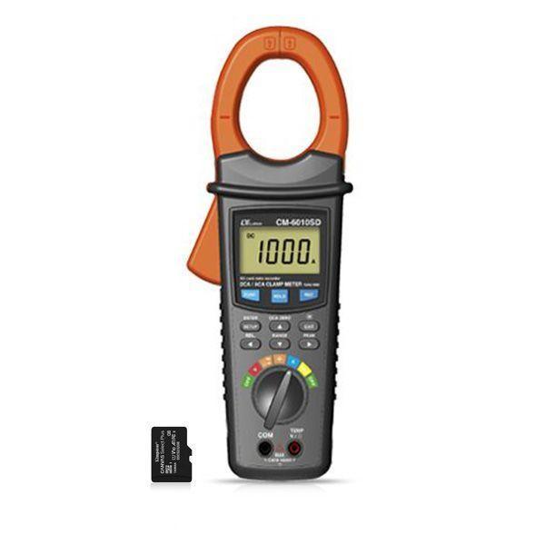 Lutron CM-6010SD แคลมป์มิเตอร์ AC/DC 2000A | AC/DC 1000V (Micro SD Card) image