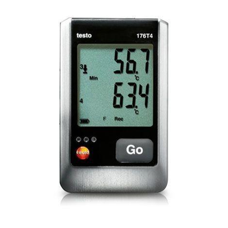 TESTO 176-T4 เครื่องบันทึกอุณหภูมิ 2,000,000 ข้อมูล (4 Channels) | IP65 image
