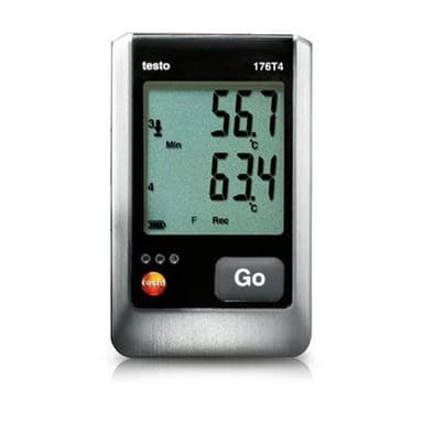 TESTO 176-T4 เครื่องบันทึกอุณหภูมิ 2,000,000 ข้อมูล (4 Channels) IP65