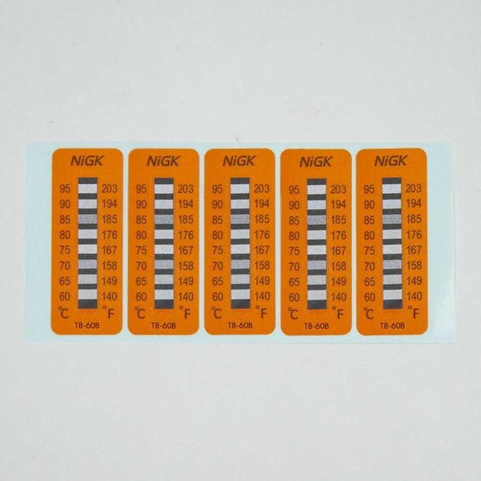 NiGK รุ่น T8-60B แถบวัดอุณหภูมิแบบ Irreversible (8 Point) | (60 to 95℃) image
