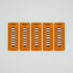 NiGK รุ่น T8-60B แถบวัดอุณหภูมิแบบ Irreversible (8 Point) | (60 to 95℃) image