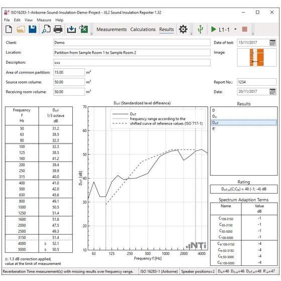 NTi XL2-SIR-365 XL2 Sound Insulation Reporter 365 (annual subscription service) image
