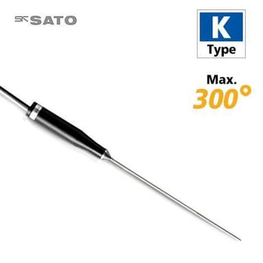 SK Sato SK-K010 โพรบวัดอุณหภูมิรุ่นมาตรฐานปลายแหลม (Standard Penetration Probe) Max.300°C (Type K)