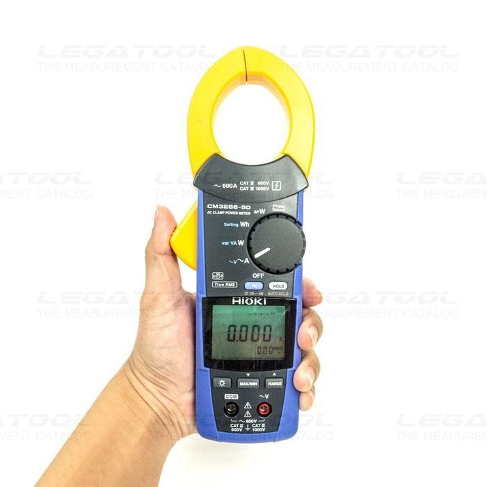 HIOKI CM3286-50-KIT AC แคลมป์เพาเวอร์มิเตอร์ AC 600A, AC 600V (True RMS) | With Z3210 image