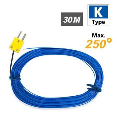 Rixen GK-03-30M โพรบวัดอุณหภูมิทั่วไป Max. 250℃ (General Type) 30M