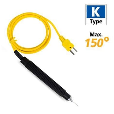 Rixen NK-03 โพรบวัดอุณหภูมิปลายแหลม Max.150℃ (Type K)