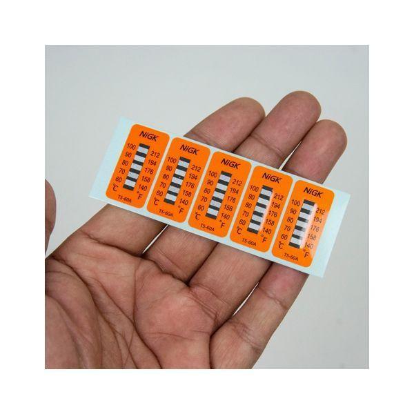 NiGK รุ่น T5-60A แถบวัดอุณหภูมิแบบ Irreversible (5 Point) | (60 to 100 C) image