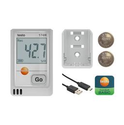 Testo-0572-1741-01 เครื่องบันทึกอุณหภูมิความชื้น พร้อมสาย USB-C image