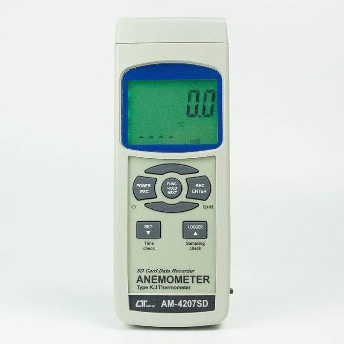 Lutron AM-4207SD เครื่องวัดและบันทึกความเร็วลม 3 In 1 | SD Card image