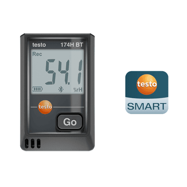 Testo 174H BT เครื่องบันทึกอุณหภูมิความชื้น | Bluetooth