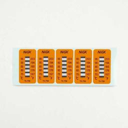 NiGK รุ่น T5-75B แถบวัดอุณหภูมิแบบ Irreversible (5 Point) | (75 to 95℃) image