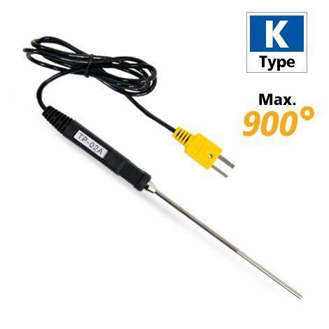 Lutron TP-02A โพรบวัดอุณหภูมิทั่วไป Max. 900℃ (Type K) image